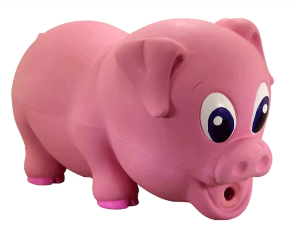Naturflex Pig Latex Dog Toy 8.5"