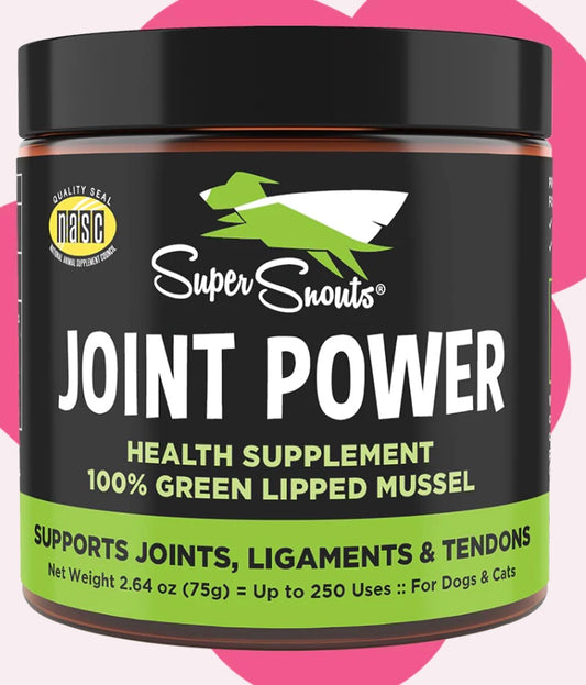 Super Snouts Joint Power For Dogs Green Lipped Mussel