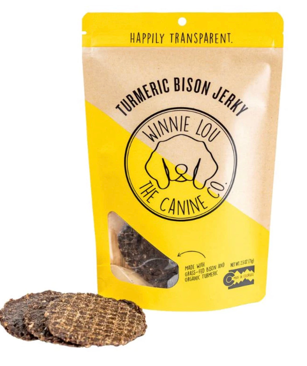 Turmeric Bison Jerky For Dogs