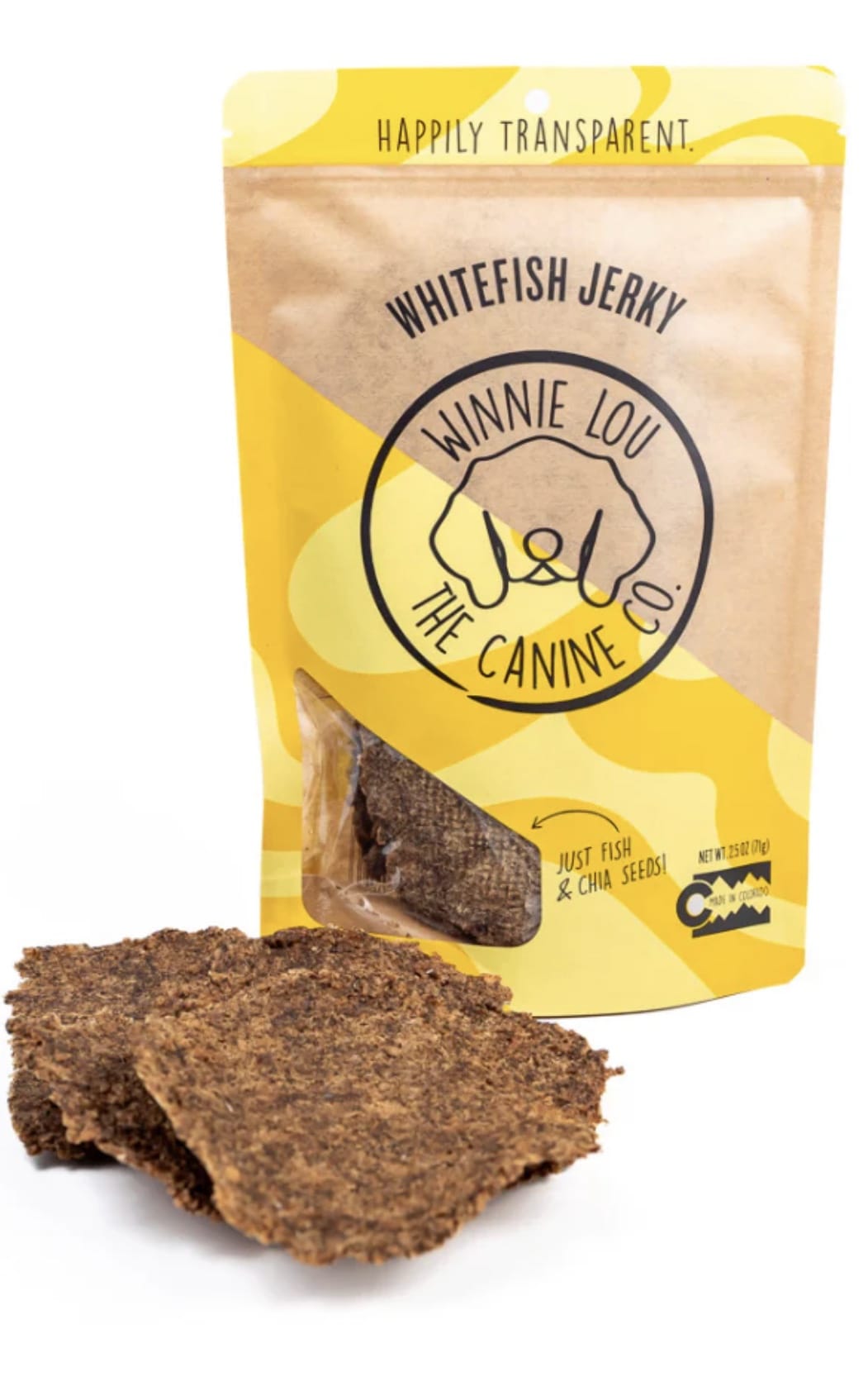 Whitefish Jerky For Dogs-Boats n Barks