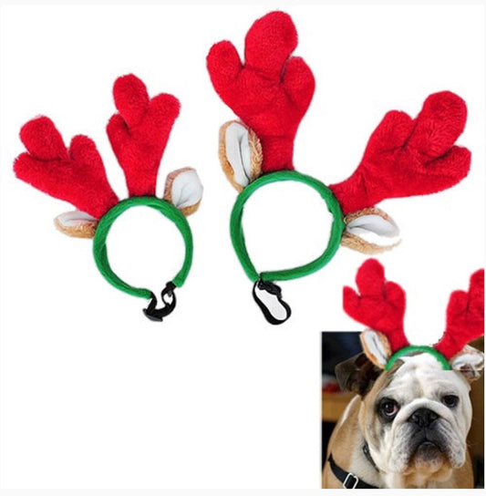 Christmas Antler Headband For Dogs