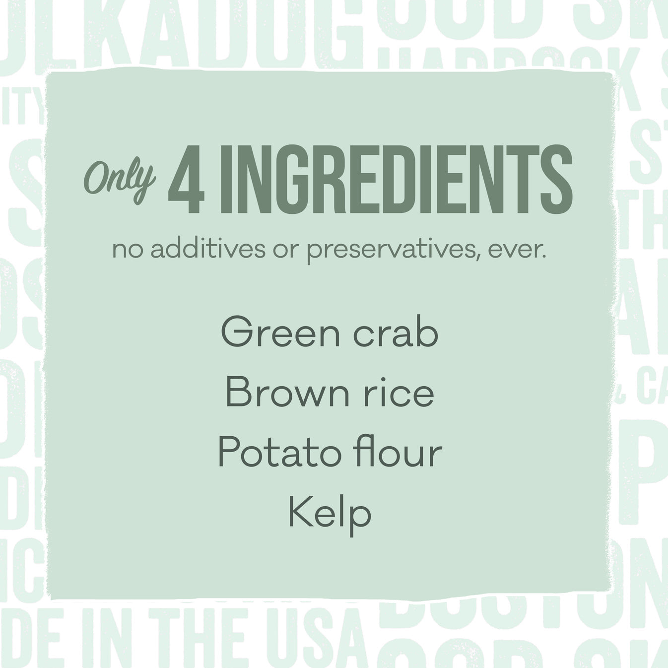Green Monstah Green Crab & Kelp Crunchy Bits for Dogs