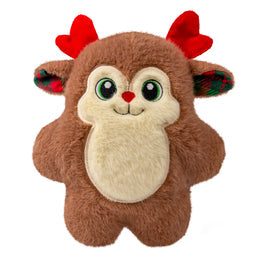Christmas Snuzzles Reindeer  Dog Toy Squeakers by Kong Small Size
