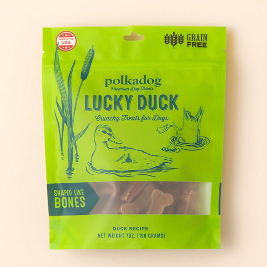 Lucky Duck Bone Shaped Treats for Dogs