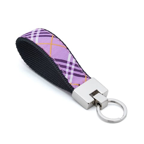 Key Ring Wristlet - Fits over Most Wrists - Lavender Lattice-Boats n Barks