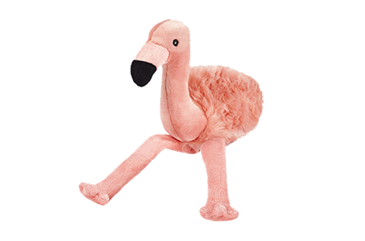 Fluff & Tuff Lola Flamingo Soft Dog Toy with Squeaker Machine Washable 18"