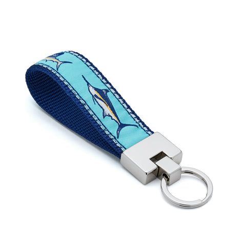 Key Ring Wristlet -Fits over Most Wrists - Marlin