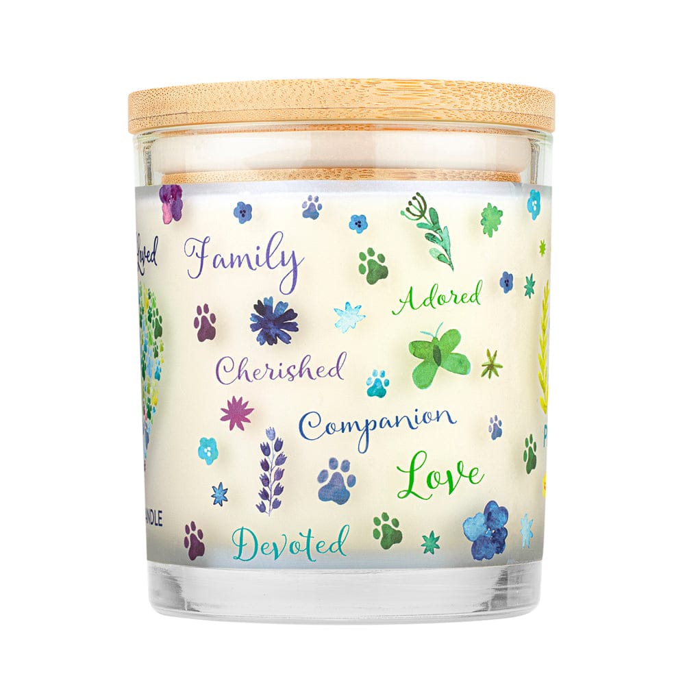 Pet House Candle for Dog Lovers - Furever Loved Memorial Candle Rainbow Bridge-Boats n Barks