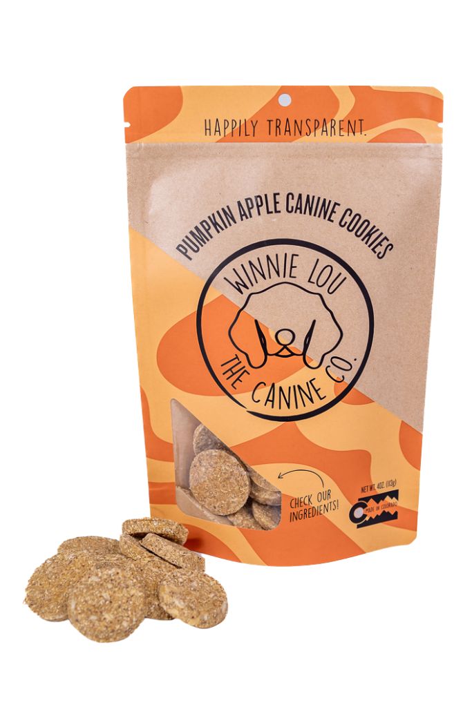 Pumpkin Apple Cookies for Dogs