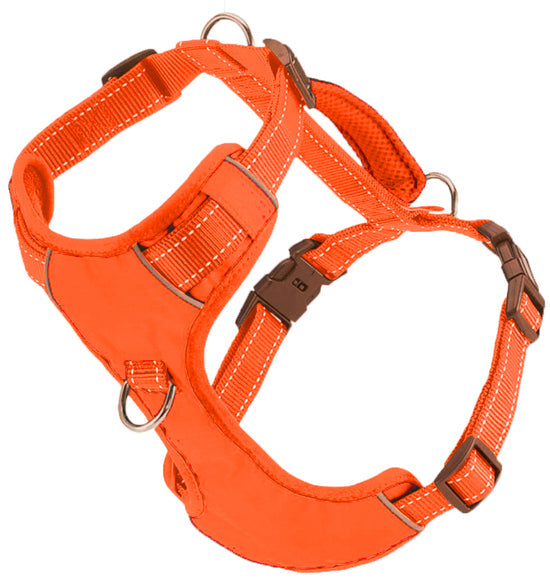 Baydog Chesapeake Bay Reflective  Dog Harness with Handle and 3 Attachment Rings