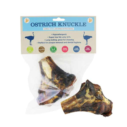 JR Pet Products Ostrich Knuckle for Dogs from South Africa