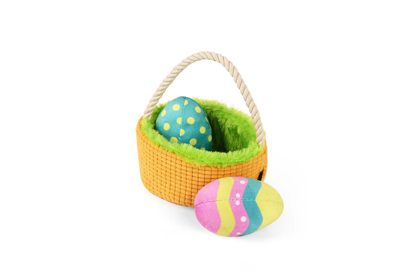 Easter Hippity Hoppity Basket Toy for Dogs