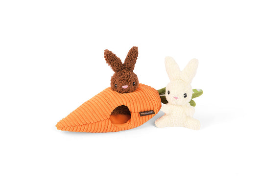 Easter Hippity Hoppity Funny Bunnies Dog Toy