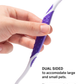 Petsmile Dual Ended Toothbrush for Small and Large Dogs