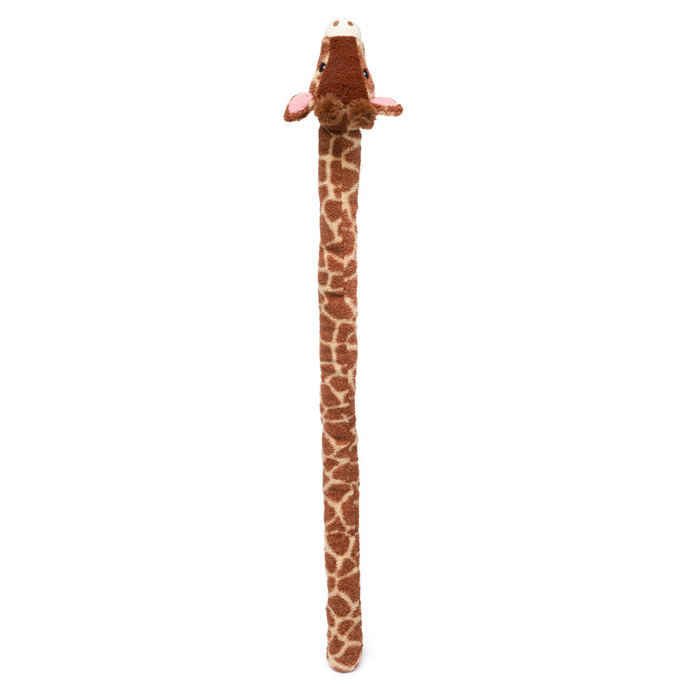 Twisty Girafffe 5ft Long Dog Toy with Crinkles and Squeakers