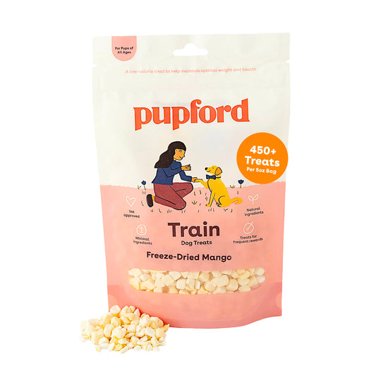 Freeze Dried Mango Training Treats for Dogs by Pupford