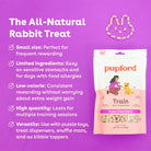 Freeze Dried Rabbit Training Treats for Dogs by Pupford-Boats n Barks