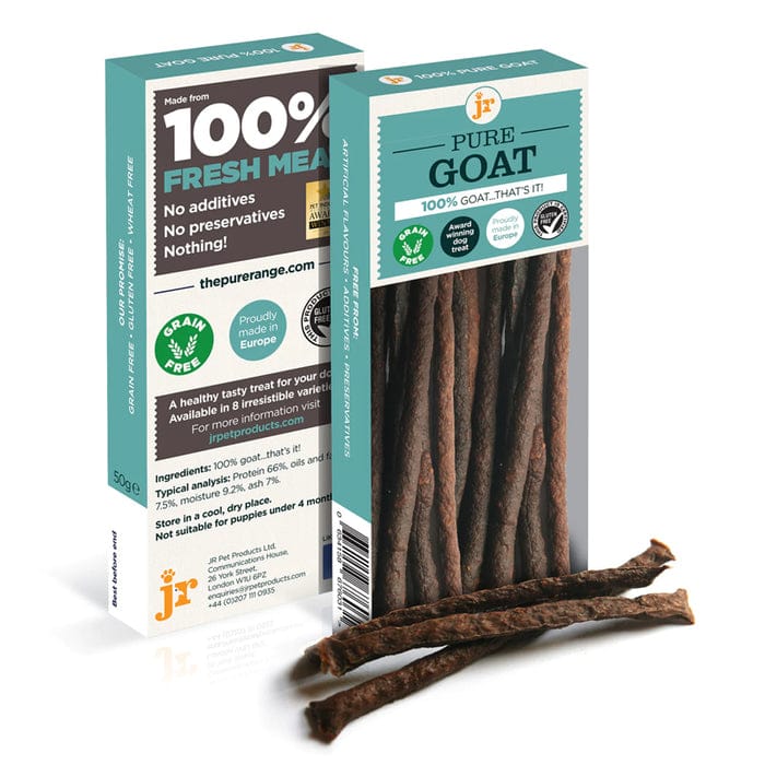JR Pet Products 100% Pure Goat Sticks for Dogs made in UK-Boats n Barks