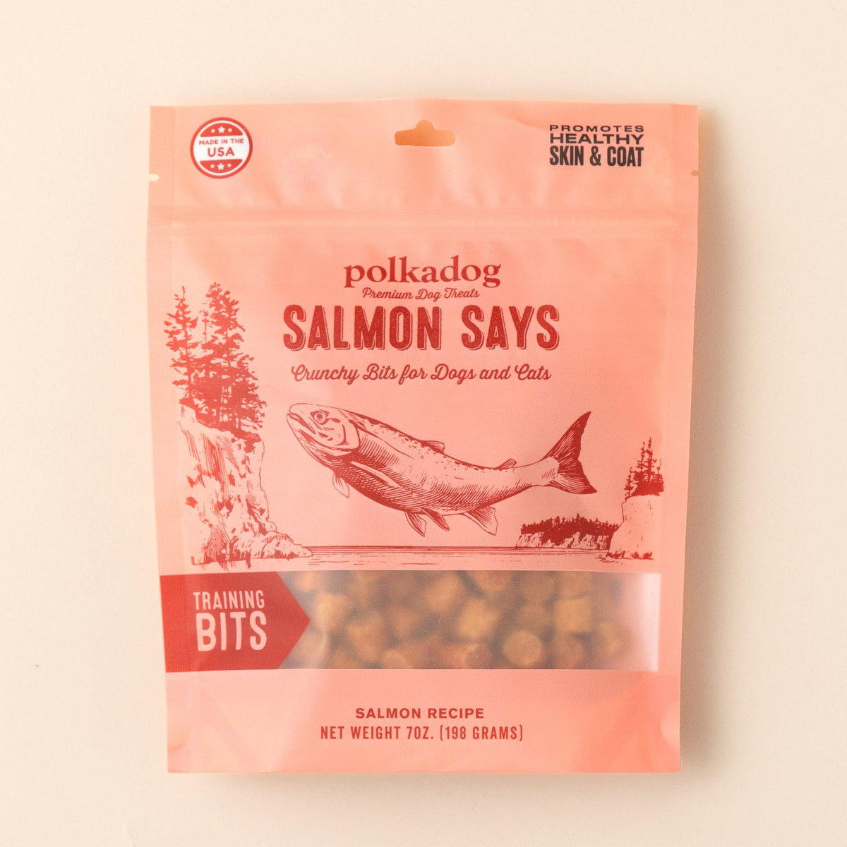 Salmon Says Training Bits Salmon Dog Treats-Boats n Barks