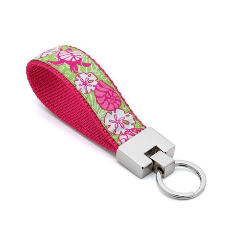 Key Ring Wristlet -  Fits over Most Wrists - Sealife