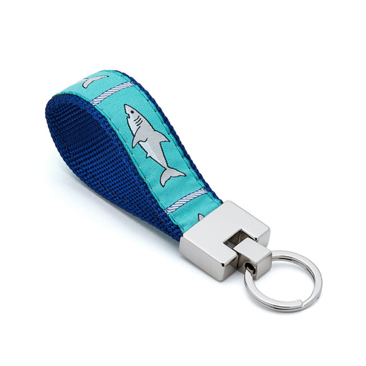 Key Ring Wristlet -Fits over Most Wrists - Shark