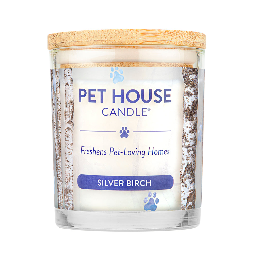 Pet House Candle for Dog Lovers - Silver Birch