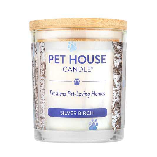 Pet House Candle for Dog Lovers - Silver Birch