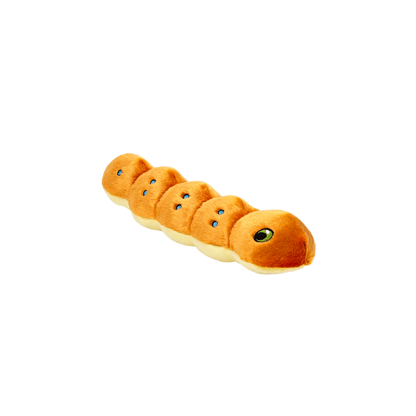 Fluff & Tuff Spicy Caterpillar - Small Plush Dog Toy