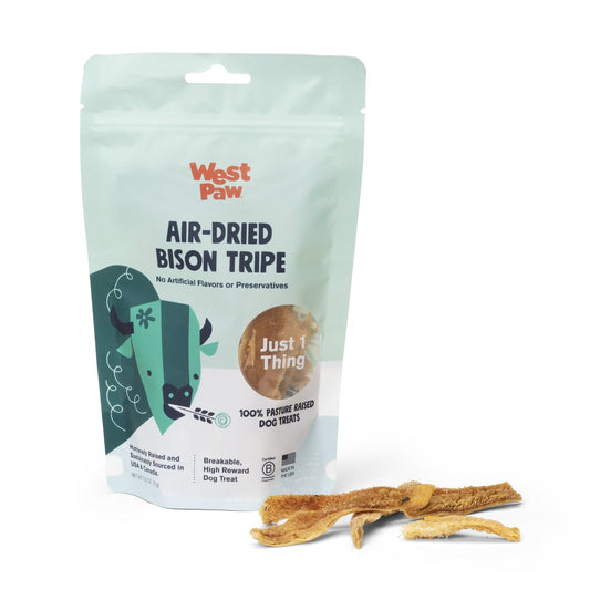 West Paw Air Dried Bison Tripe Dog Treats