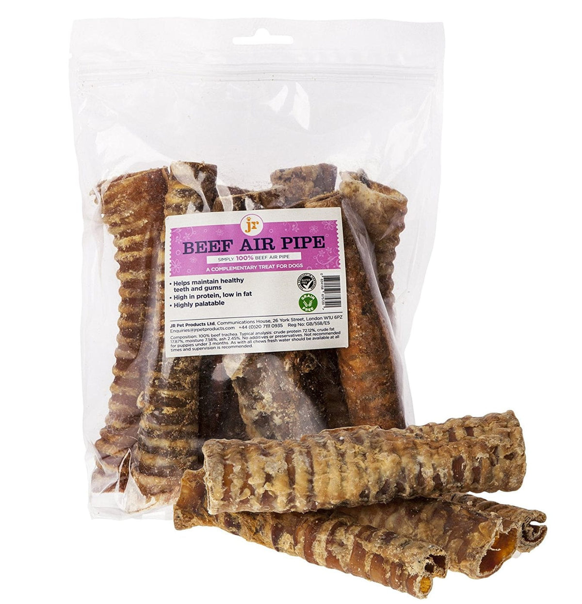 Trachea (Beef Pipe) 100% Natural Chew for Dogs 200g-Boats n Barks