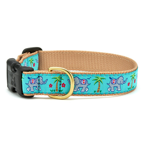 Trunk Show Elephant Dog Collar by Up Country