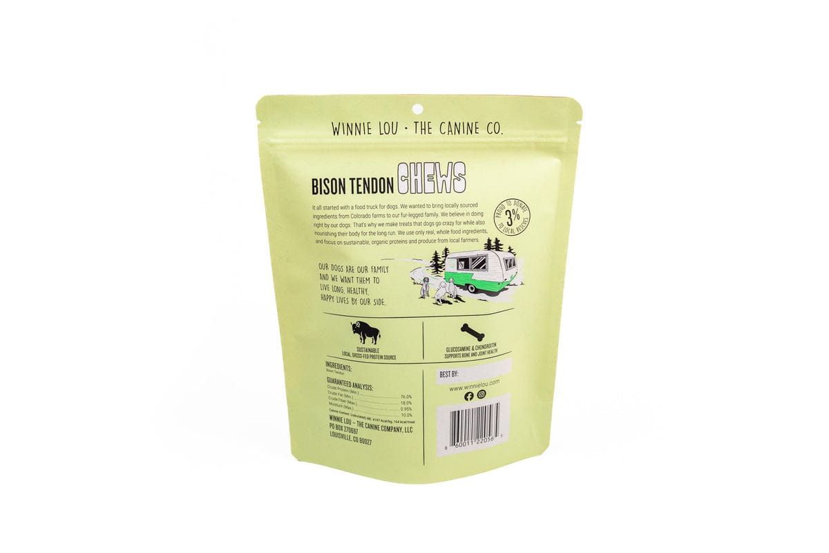 Bison Tendon Chews for Dogs-Boats n Barks