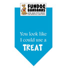 You Look Like I Could Use a Treat Bandana for Medium & Large Dogs 22" x 22" x32" Assorted Colours-Boats n Barks