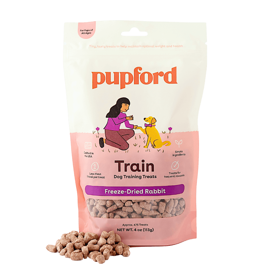 Freeze Dried Rabbit Training Treats for Dogs by Pupford