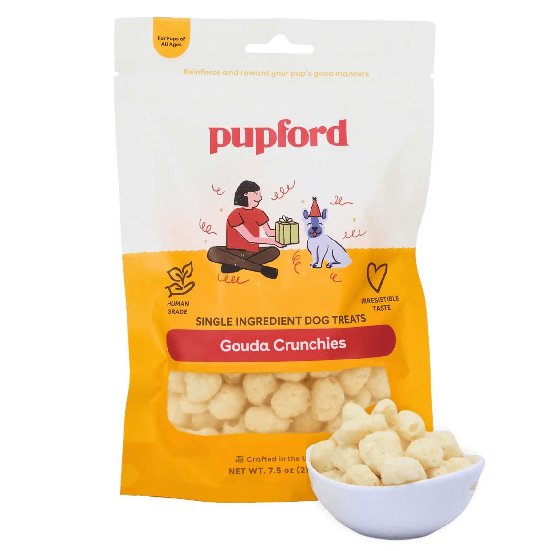 Gouda Cheese Crunchies Treats for Dogs