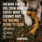 Coffee Wood and Coconut Rope Dog Chew - Various Sizes