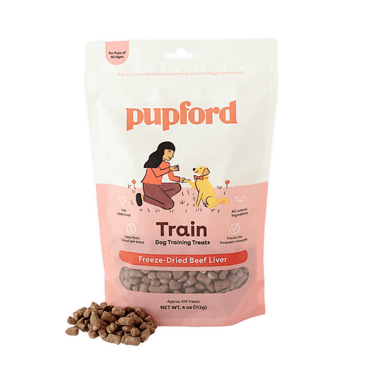 Freeze Dried  Beef Liver Training Treats for Dogs by Pupford