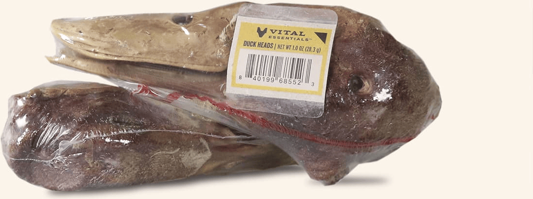 Freeze Dried Raw Duck Head for Dogs-Boats n Barks