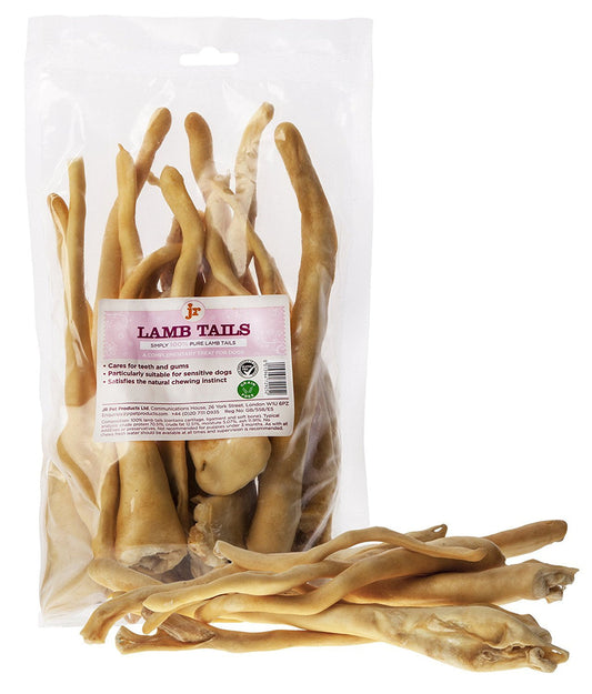 JR Pet Products Lamb Tails Dog Chew Air Dried from UK