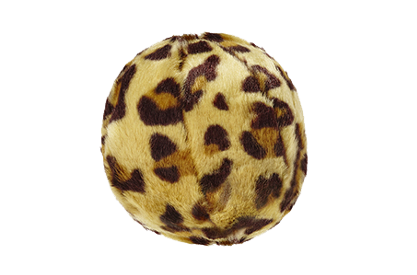 Fluff & Tuff Leopard Ball Soft Dog Toy with Squeaker Machine Washable