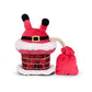 Merry Woofmas Clumsy Claus Christmas Dog Toy with Squeaker, Crinkle and Crunchy Bottle