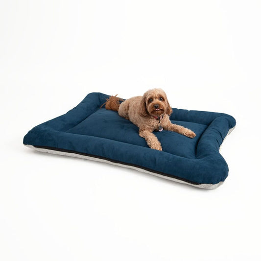 All Day Reversible Dog Bed – Luxury Microsuede made in USA