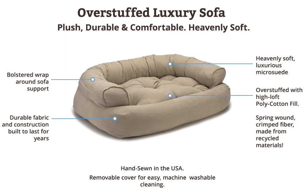 Overstuffed Luxury Dog Bed