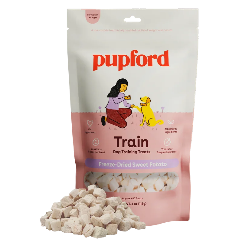 Freeze Dried Sweet Potato Training Treats for Dogs by Pupford