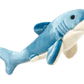 Fluff & Tuff Tank Shark - Small Plush Dog Toy