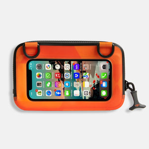 UGO Phone Pack: The Waterproof Phone Case that Floats! Perfect for adventures with your Dog. Orange