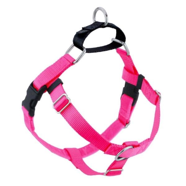 Freedom No Pull Dog Harness | Adjustable Gentle Comfortable Control for Easy Dog Walking | for Small Medium and Large Dogs | With dual clip leash | Made in USA-Boats n Barks