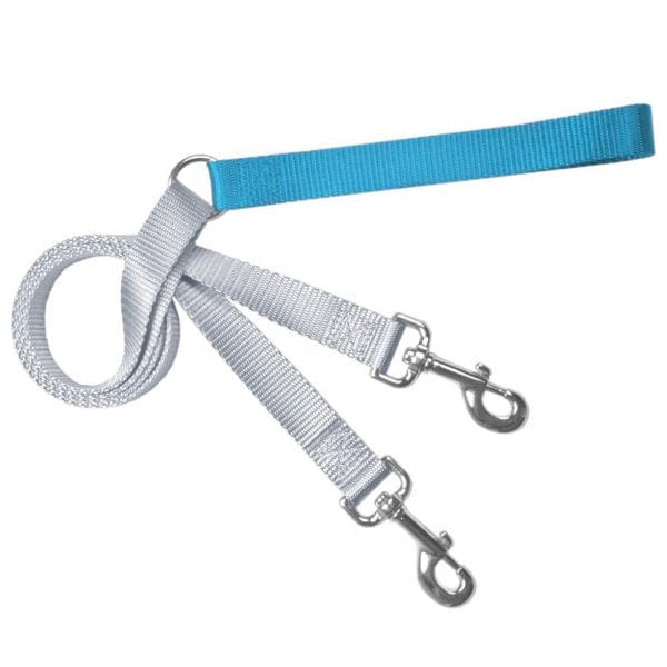 Double Ended Training Lead for Dogs with Two Clips 5/8" width-Boats n Barks