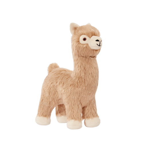 Fluff & Tuff Inca Alpaca Soft Dog Toy with Squeaker  Machine Washable 11"
