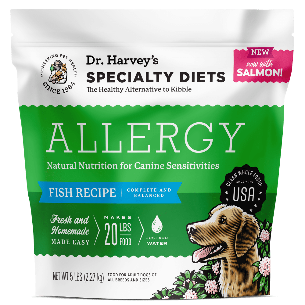 Dr. Harvey’s Specialty Diet Allergy Recipe, Salmon, Human Grade Dog Food for Dogs with Sensitivities and Allergies-Boats n Barks